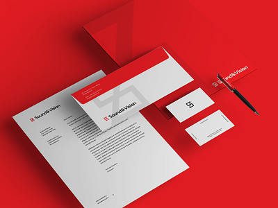 Sound & Vision - Brand Proposal branding design flat logo minimal simple vector