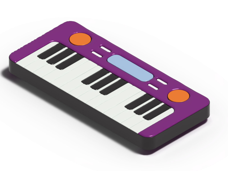 3D Piano by Kulbhan Singh Ranawat on Dribbble