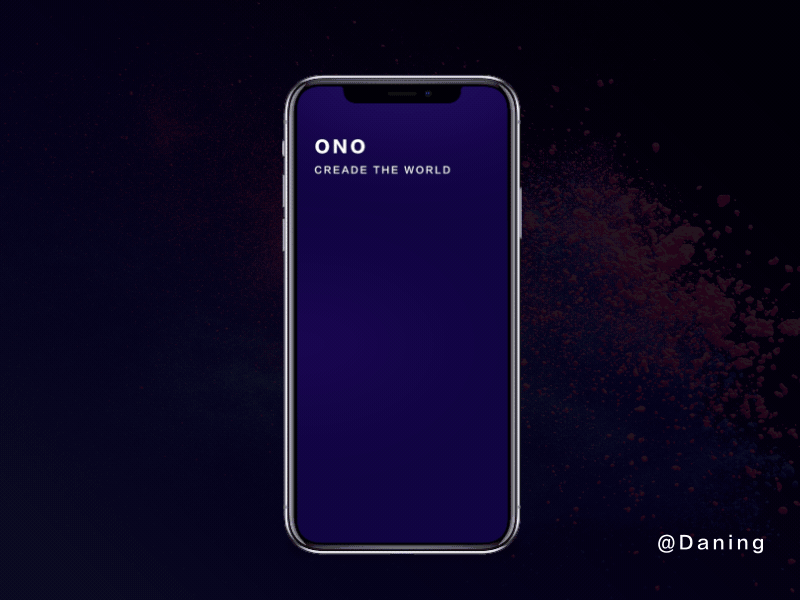 ONO DAPP Guide page demo ui