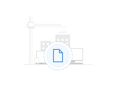 Documents construction empty illustration state