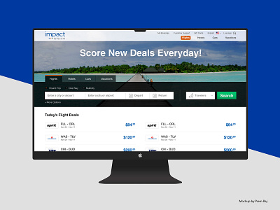 Impact Responsive Travel Website