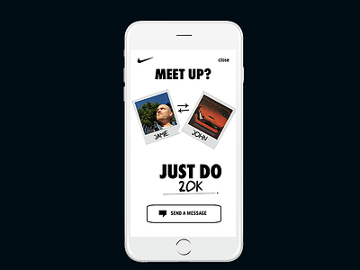 Nike Community App Project design ios nike ui ux