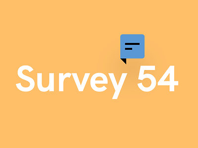 Logo for Survey 54 (WIP) brand brand identity identity visual design