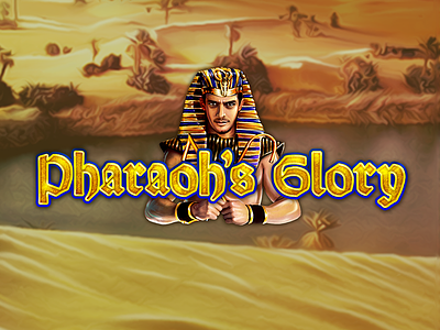 Pharaoh's Glory desert egypt game gold logo pharaoh