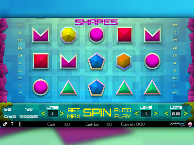 Shapes - Video Slot Game animated game icons iphone machine mobile slot vector video