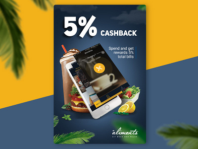 Aliments Flyers Design coffee design exotic flyers food mobile app photoshop