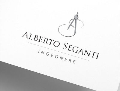 Logo for Mr. Alberto Seganti, transportation engineer engineer graphic graphic design logo logotype