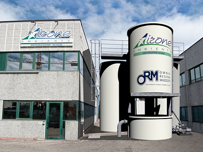 3D modeling and rendering for "Airone ambiente"