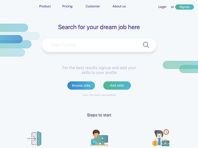 Job Search Portal for Sale efficient hiring employment hire job project skill based sumit dagar user interface