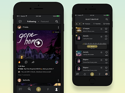 Rapchat - Social media for Rappers app art beats chat creative going music rap rapchat record strong ui ux