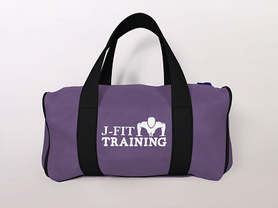 J-Fit Training branding fitness graphic design gym gym bag illustration logo personal trainer sports bag sports logo
