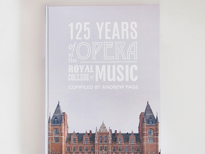 Book cover: opera book cover design graphic design opera print publishing type typogaphy typographic typographic design