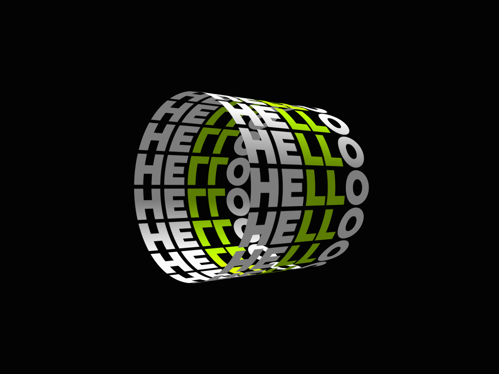 Hello Motion Text aftereffects animation kinetictype