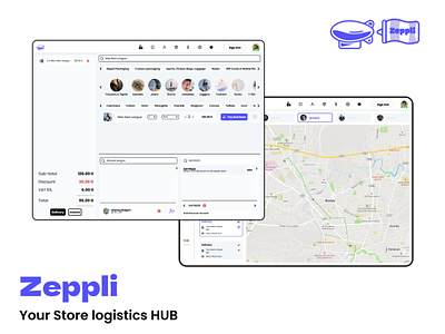 Zeppli app design graphic design ux