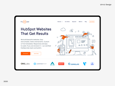 HubBase design illustration site ui ux web webdesign webdevelopment