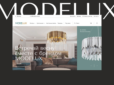 MODELUX behance ecommerce store ui ux webdesign
