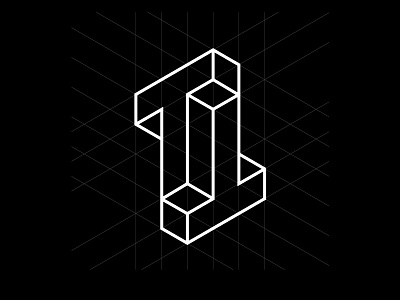 Tatiane Tavares brand geometric impossible object logo