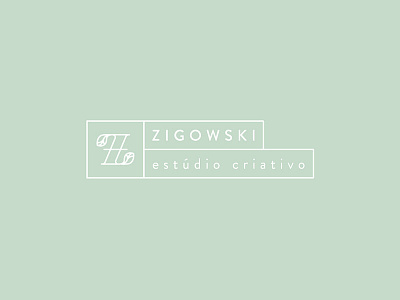 Zigowski brand branding creative studio identity logo mint green