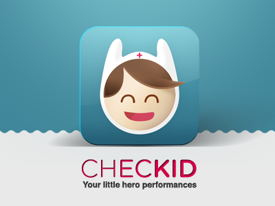 Checkid Icon App app icon illustration kids mobile design ui design