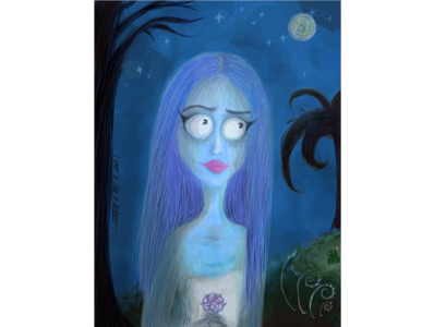 Corpse bride art illustration