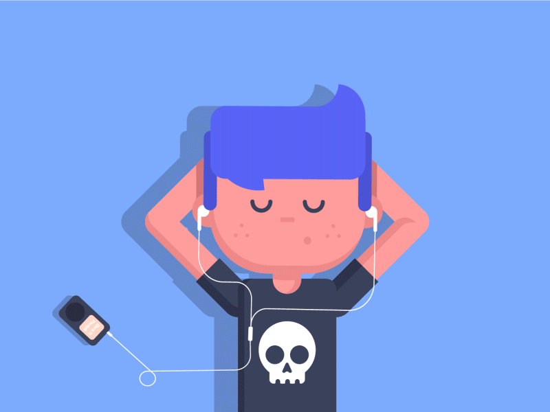 azul cielo animation ball basket blue debut dribbble illustration ipod kid motion skull sky