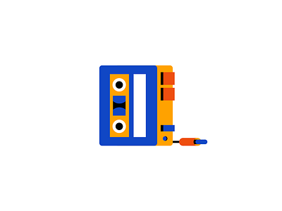Walkman 90s azulrecreo cassette childhood colors music nineties retro sony vintage walkman