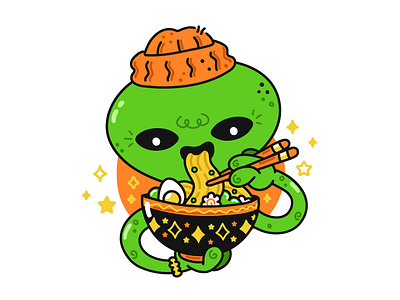 Alien and Ramen