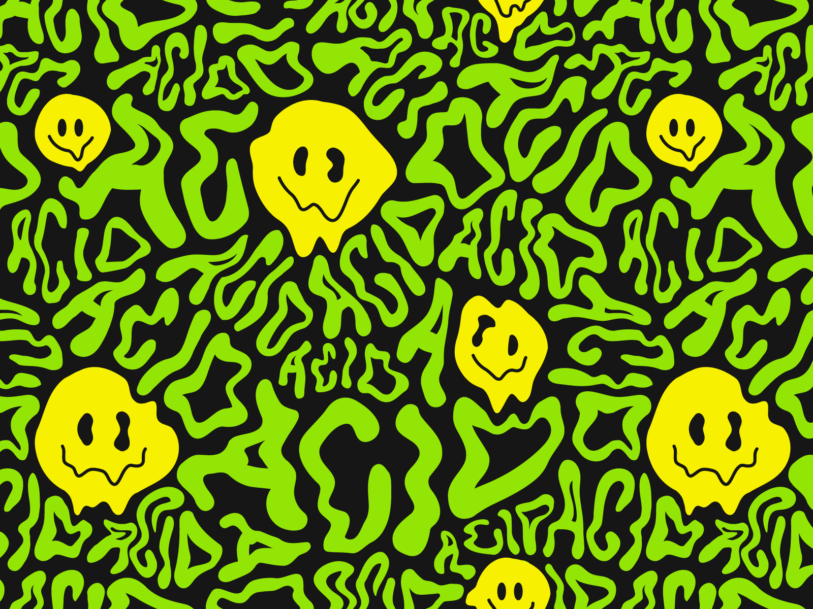 Acid pattern by Slavko Kahovsky on Dribbble