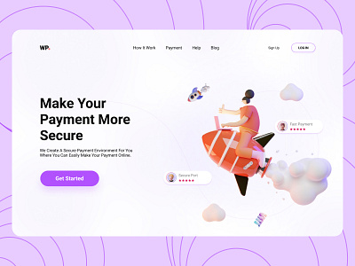 Payment site landing