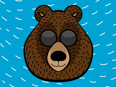 Another bear logo bear illustrator logo symmetry