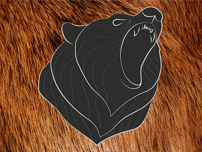 And another bear logo bear grizzly illustrator logo