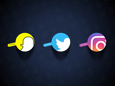 "Follow me" Screen - Social Icons follow icon icons instagram lollipop media network set snapchat social twitter youtube