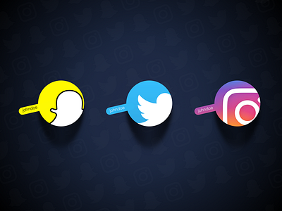 "Follow me" Screen - Social Icons