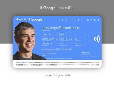 Google ID Concept anticipation card contactless dailyui healthcare id identity payment social