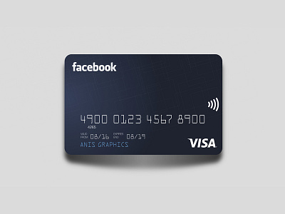 FB Credit Card Concept card checkout credit dailyui facebook payment social ui