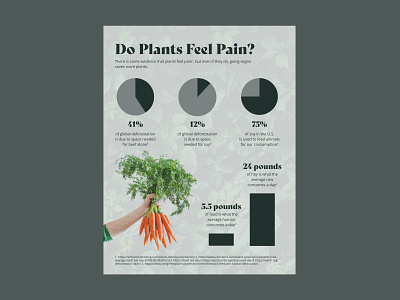 Vegan Infographic: Do Plants Feel Pain? infographic plant infographic plants vegan vegetable infographic