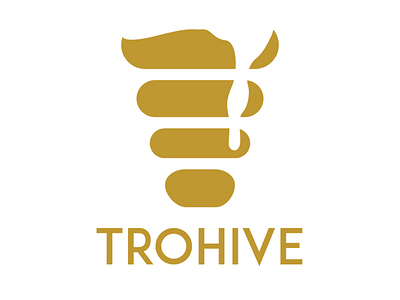 Trohive Logo beehivelogo brand branding branding agency branding design branding designer logo logodesign logodesigner logodesigns