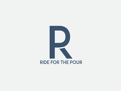 Ride for the Pour (unused logo) bikelogo bikinglogo logo logodesign prlogo ride rideforthepour rplogo sportlogo sportylogo