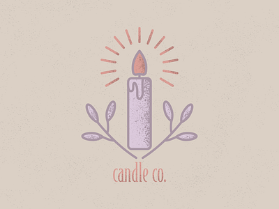 Candle Logo airbrushed airbrushed logo candle candle logo logo logodesign logodesigner