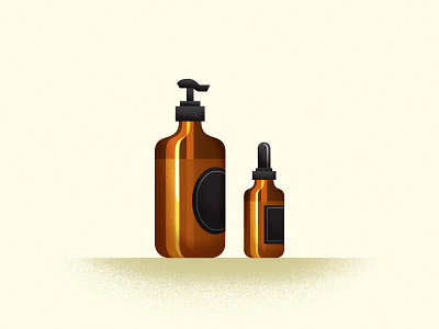 Amber Bottles bottle glass skincare soap vial
