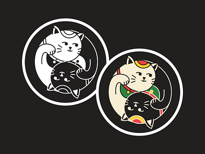 Yin & Yang Cat cat sticker yin yang
