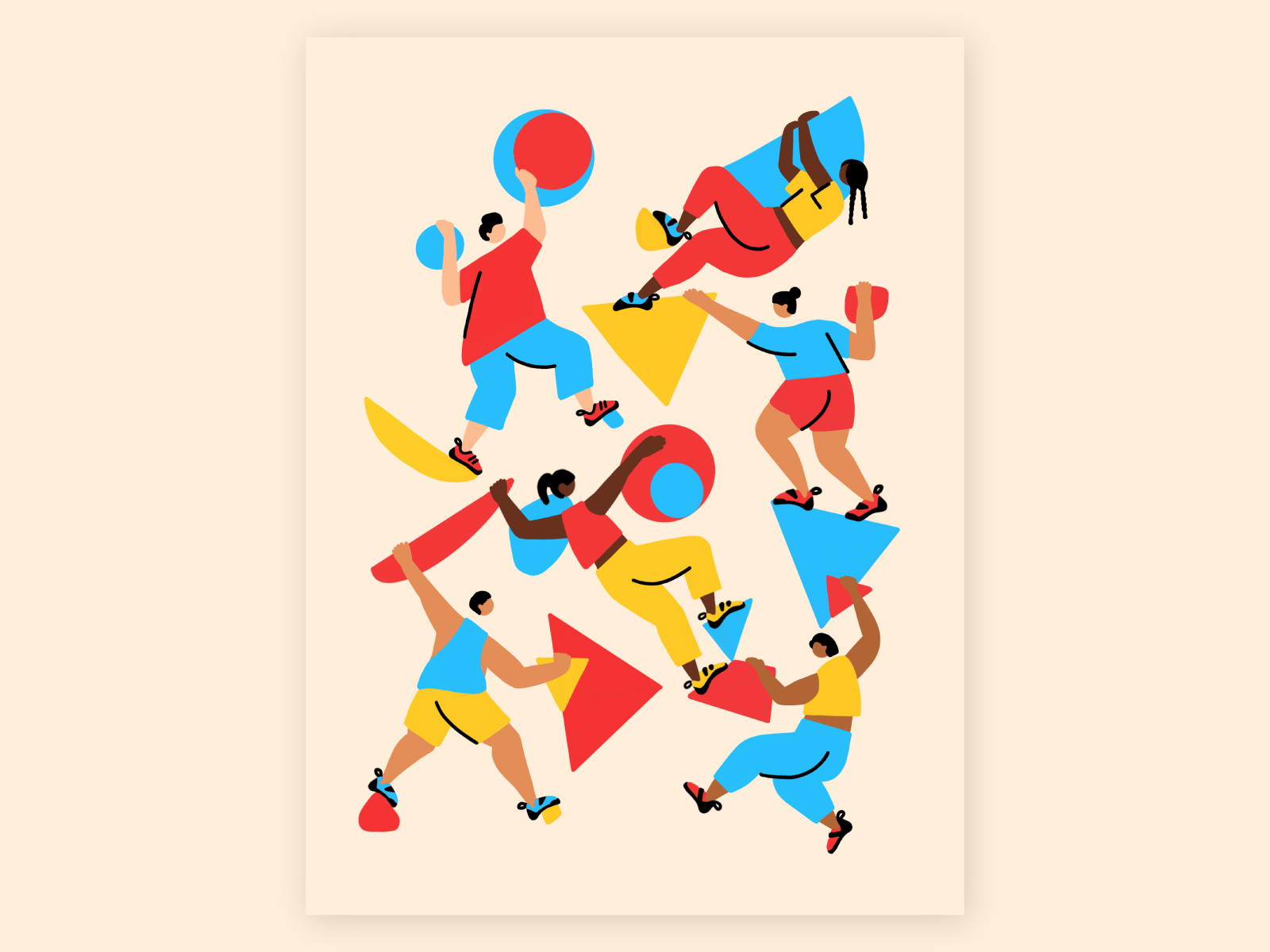 Global Climbing Day by Christina Young on Dribbble