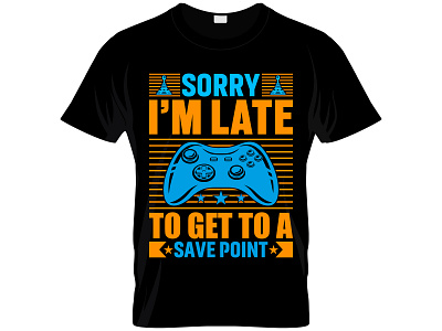 game t-shirt design game lover gamer t shirt gaming t shirt design typography vector