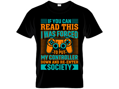 gaming t-shirt design