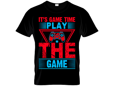 gaming t-shirt design game lover gamer design gaming t shirt design graphic design illustration typography vector