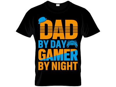 gaming t-shirt design game lover gamer design gaming t shirt design graphic design illustration typography vector