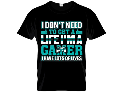 gaming t-shirt design