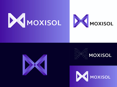 Modern M & X Branding Letter logo Design