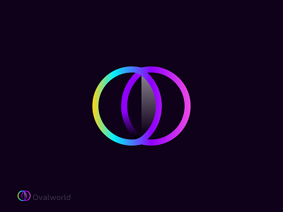 Oval World Abstract Logo Concept