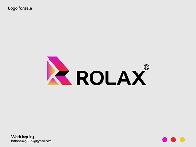 ROLAX Painting Brand Identity Logo Design 3d a b c d e f g h i j k l m n o p abstract logo branding branding identity custom logo design free vector logo graphic design icon illustration logo logo design mark modern logo painting logo q r s t u v w x y z r logo ui